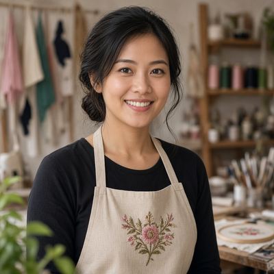 Portrait of Embroidery team member 2